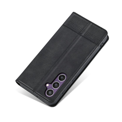 Samsung Galaxy S24 5G Leather Wallet Case with Card Holder & Magnetic Closure