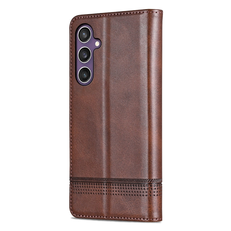 Samsung Galaxy S24 5G Leather Wallet Case with Card Holder & Magnetic Closure