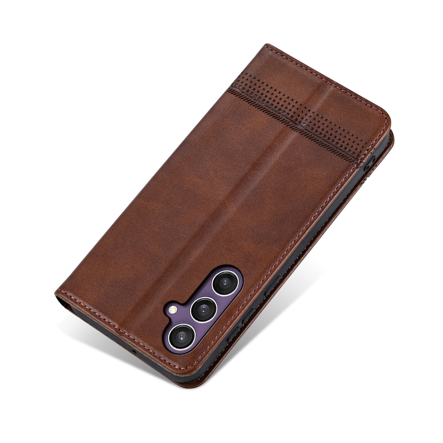 Samsung Galaxy S24+ 5G Leather Wallet Case with Card Holder & Magnetic Closure