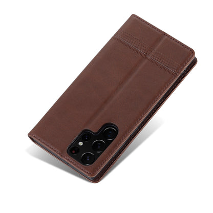 Samsung Galaxy S24 Ultra 5G Leather Wallet Case with Card Holder & Magnetic Closure