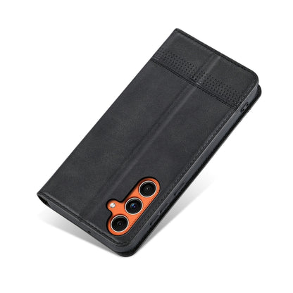 Samsung Galaxy C55/M55 Leather Wallet Case with Card Holder & Magnetic Closure