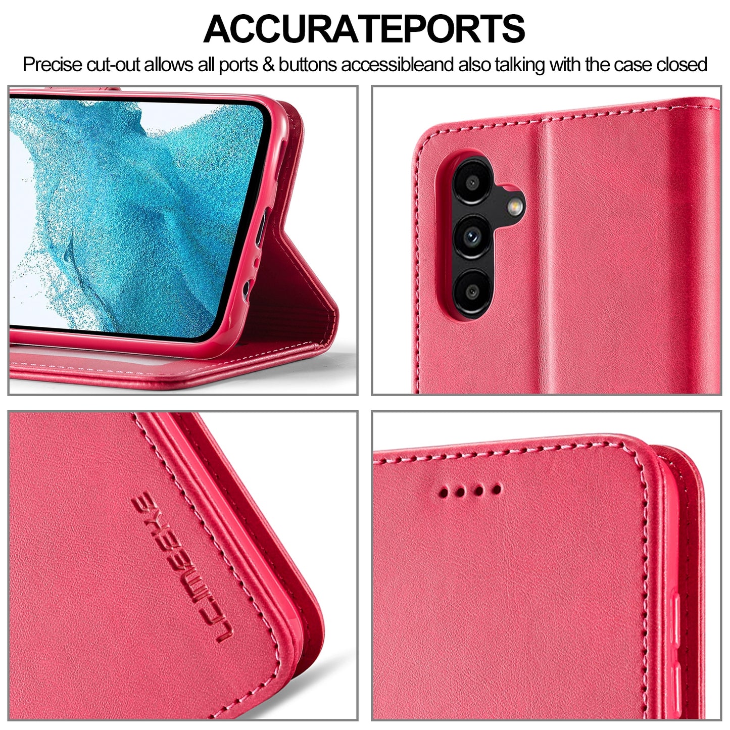 Samsung Galaxy A05S Calf Texture Leather Case – Elegant & Durable Protection