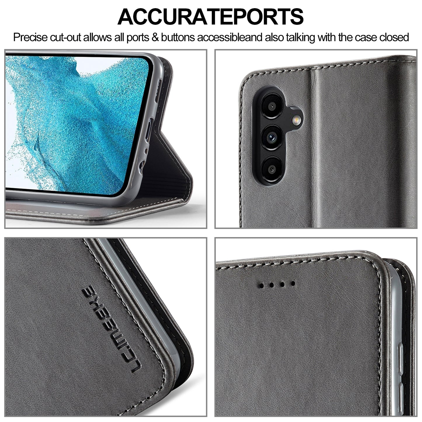 Samsung Galaxy A05S Calf Texture Leather Case – Elegant & Durable Protection