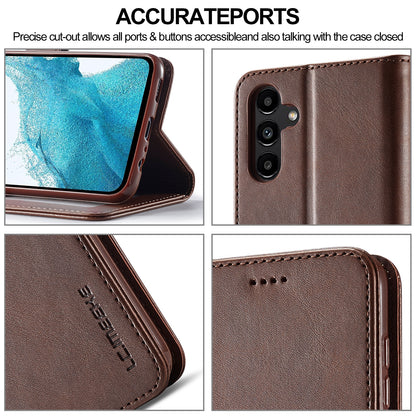 Samsung Galaxy A05S Calf Texture Leather Case – Elegant & Durable Protection