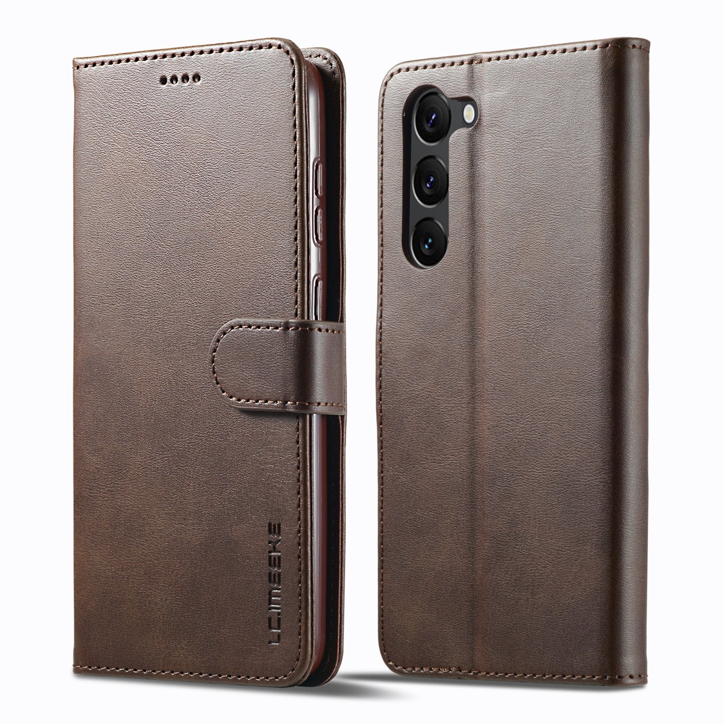 Samsung Galaxy S24+ 5G Calf Texture Leather Case – Elegant & Durable Protection