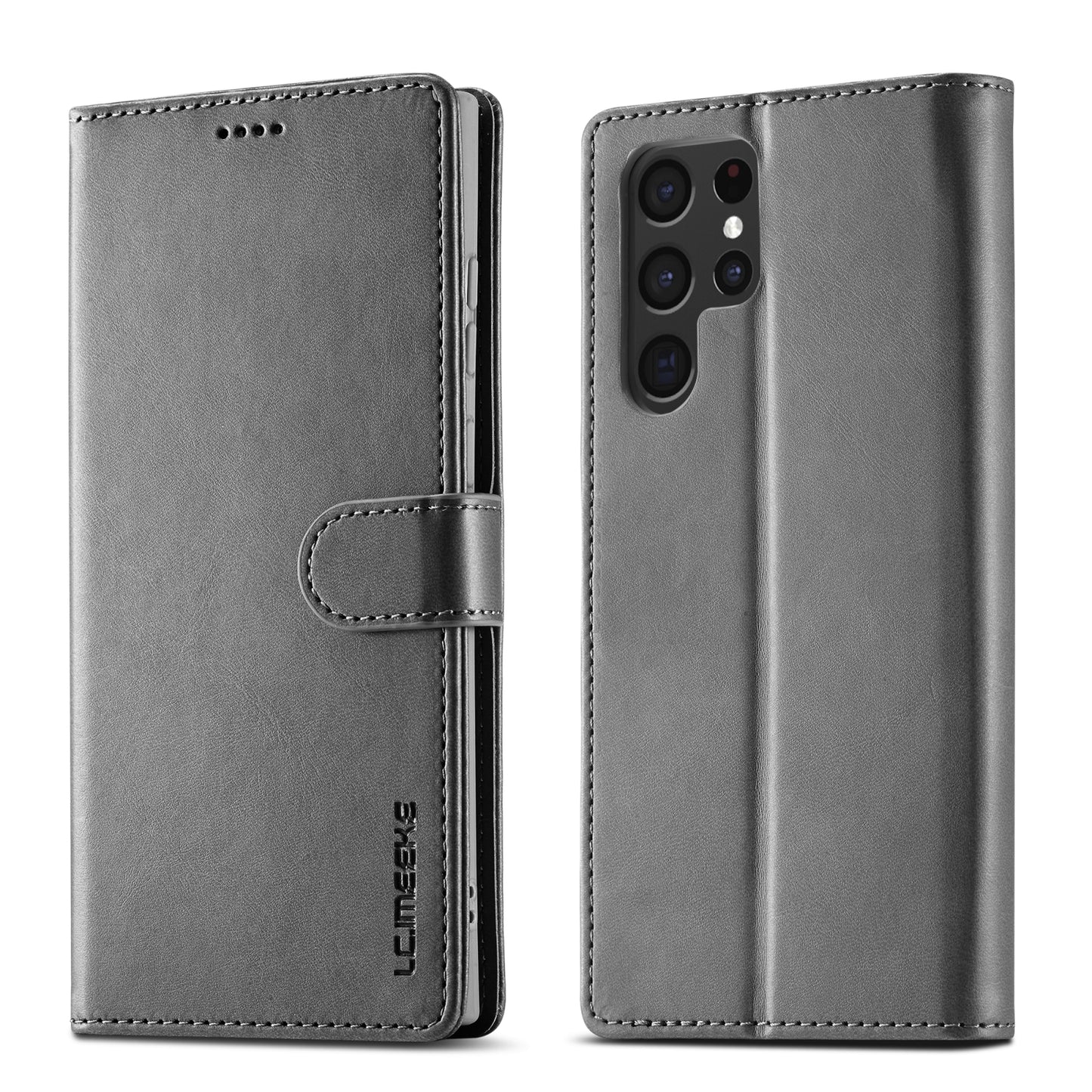 Samsung Galaxy S24 Ultra 5G Calf Texture Leather Case – Elegant & Durable Protection