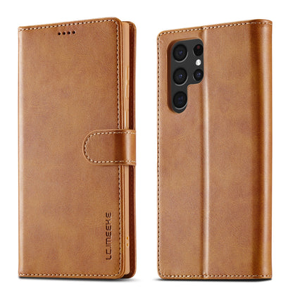 Samsung Galaxy S24 Ultra 5G Calf Texture Leather Case – Elegant & Durable Protection