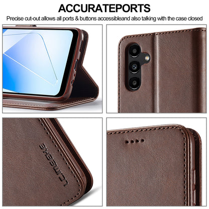 Samsung Galaxy A55 5G Calf Texture Leather Case – Elegant & Durable Protection