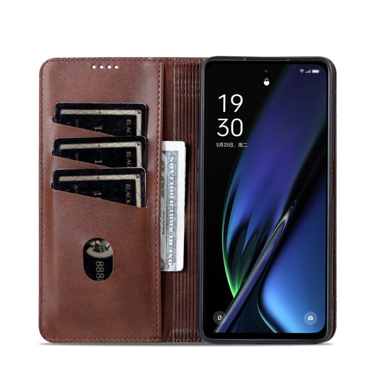 OPPO K11x Leather Wallet Case with Card Holder & Magnetic Closure