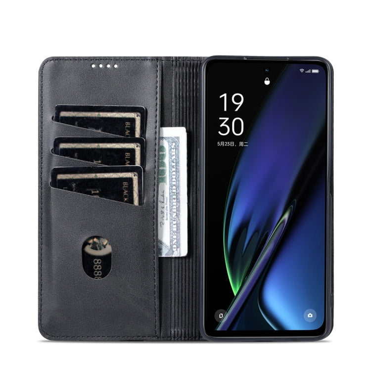 OPPO K11x Leather Wallet Case with Card Holder & Magnetic Closure