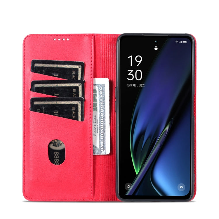 OPPO K11x Leather Wallet Case with Card Holder & Magnetic Closure