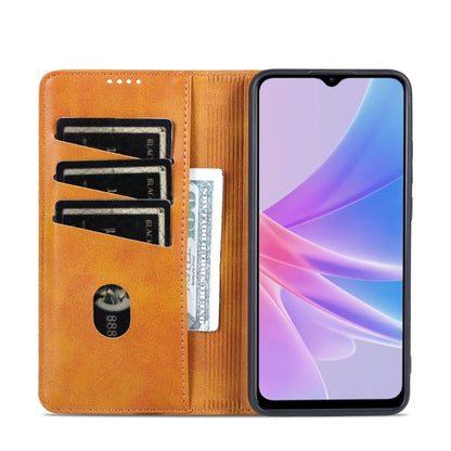 OPPO A78 4G Leather Wallet Case with Card Holder & Magnetic Closure