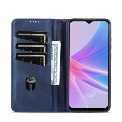 OPPO A78 4G Leather Wallet Case with Card Holder & Magnetic Closure