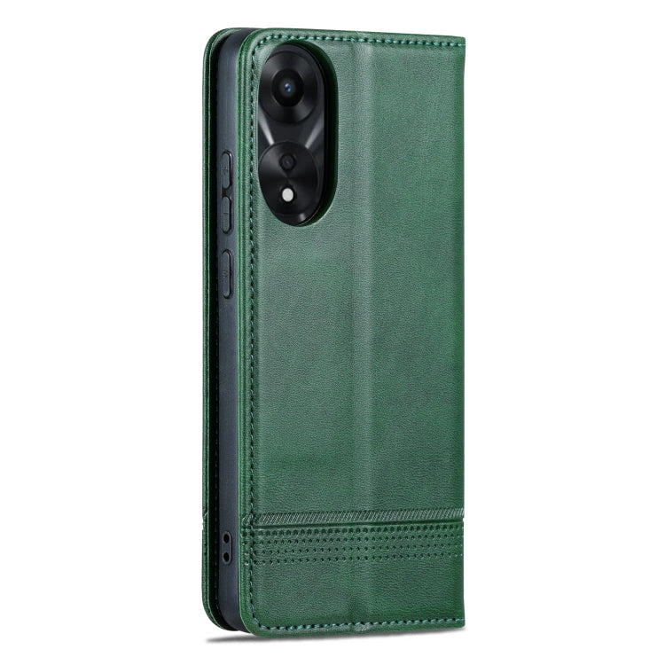 OPPO A78 4G Leather Wallet Case with Card Holder & Magnetic Closure