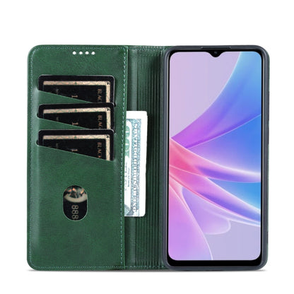 OPPO A78 4G Leather Wallet Case with Card Holder & Magnetic Closure