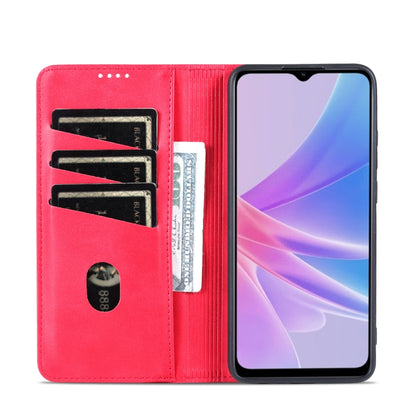 OPPO A78 4G Leather Wallet Case with Card Holder & Magnetic Closure