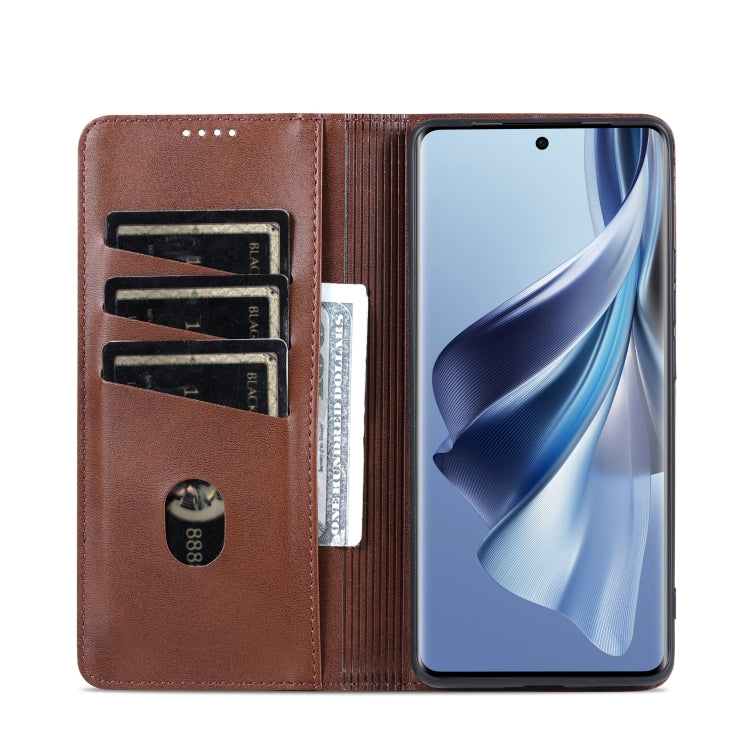 OPPO Reno10 Global Leather Wallet Case with Card Holder & Magnetic Closure