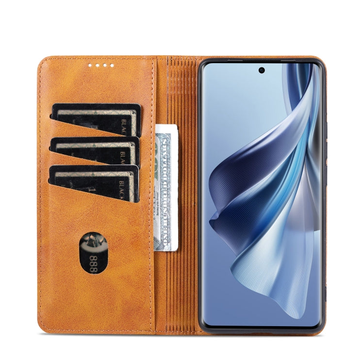 OPPO Reno10 Global Leather Wallet Case with Card Holder & Magnetic Closure