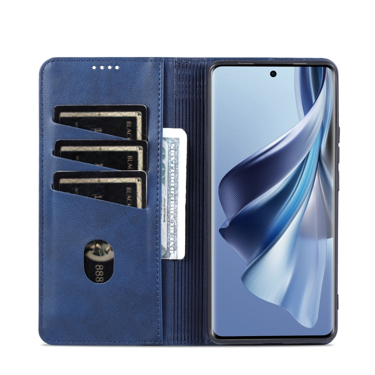 OPPO Reno10 Global Leather Wallet Case with Card Holder & Magnetic Closure