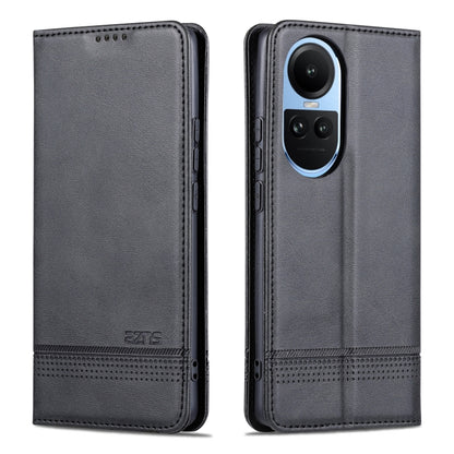 OPPO Reno10 Global Leather Wallet Case with Card Holder & Magnetic Closure