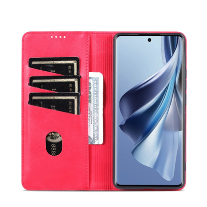 OPPO Reno10 Global Leather Wallet Case with Card Holder & Magnetic Closure