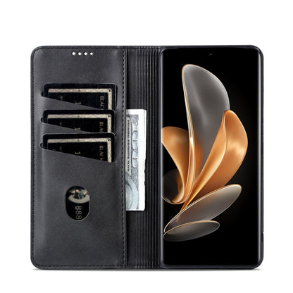 OPPO Find X7 Leather Wallet Case with Card Holder & Magnetic Closure