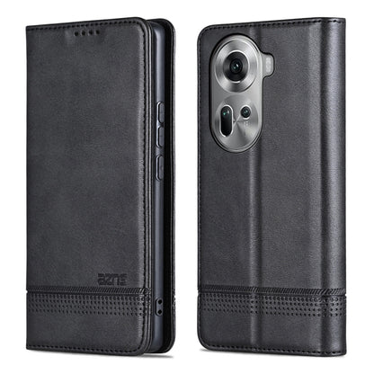 OPPO Reno11 Global Leather Wallet Case with Card Holder & Magnetic Closure