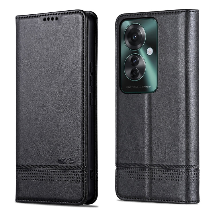 OPPO Reno11 F Leather Wallet Case with Card Holder & Magnetic Closure