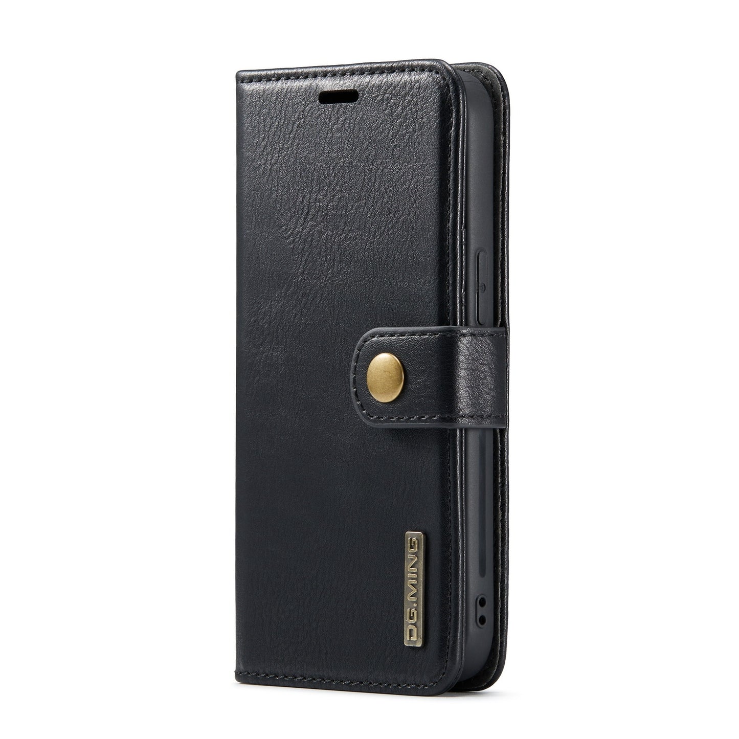 iPhone 15 Leather Wallet Case - Detachable & Magnetic - Card Slots