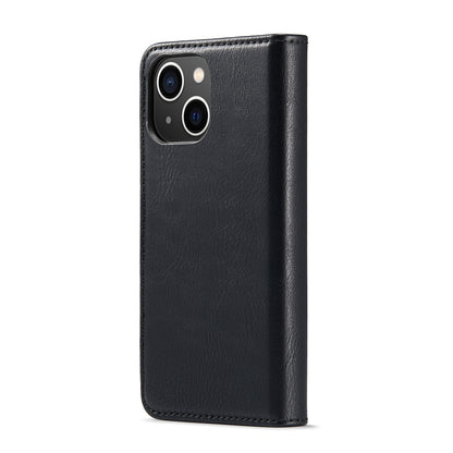 iPhone 15 Leather Wallet Case - Detachable & Magnetic - Card Slots