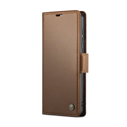 Huawei Mate 60 RFID Leather Case - Litchi Texture with Butterfly Buckle, Wallet & Stand