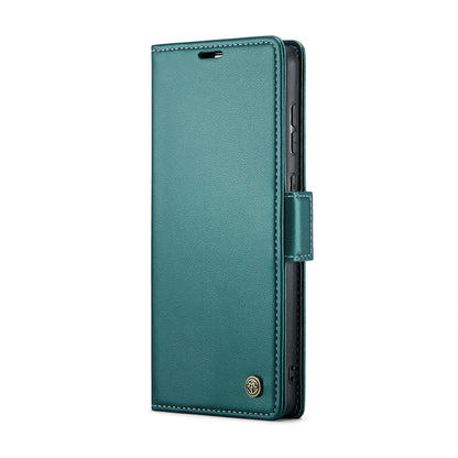 Huawei Mate 60 RFID Leather Case - Litchi Texture with Butterfly Buckle, Wallet & Stand