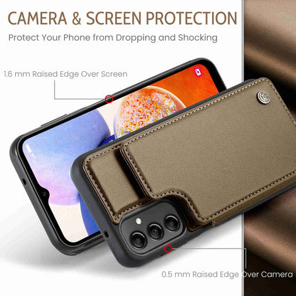 Samsung Galaxy A14 CaseMe C22 Card Slots Holder RFID Anti-theft Phone Case