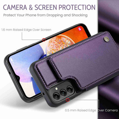 Samsung Galaxy A14 CaseMe C22 Card Slots Holder RFID Anti-theft Phone Case