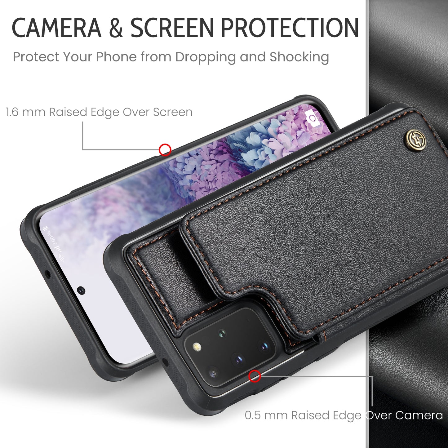 Samsung Galaxy S20+ CaseMe C22 Card Slots Holder RFID Anti-theft Phone Case