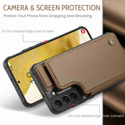 Samsung Galaxy S22+ 5G CaseMe C22 Card Slots Holder RFID Anti-theft Phone Case