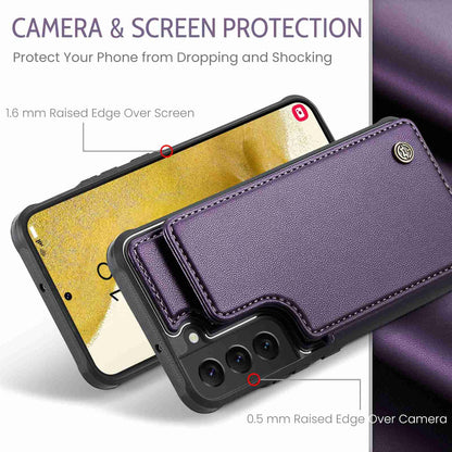 Samsung Galaxy S22+ 5G CaseMe C22 Card Slots Holder RFID Anti-theft Phone Case