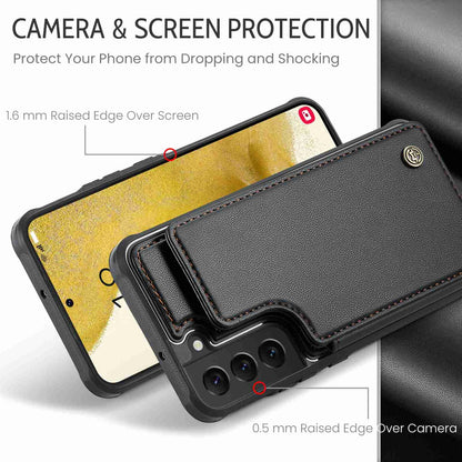 Samsung Galaxy S22+ 5G CaseMe C22 Card Slots Holder RFID Anti-theft Phone Case