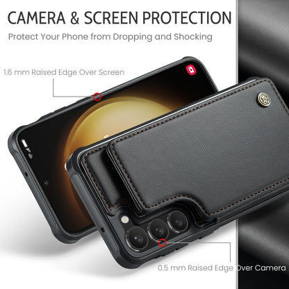 Samsung Galaxy S23+ 5G CaseMe C22 Card Slots Holder RFID Anti-theft Phone Case