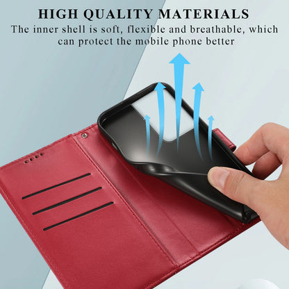 Samsung Galaxy S21 Ultra 5G Genuine Leather Texture Embossed Line Phone Case with Card Wallet & Kickstand