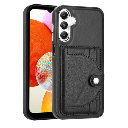 Samsung Galaxy A15 Leather Case - Shockproof with Card Holder, Durable Design