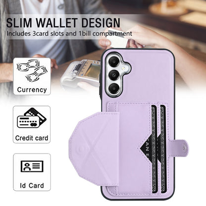 Samsung Galaxy A15 Leather Case - Shockproof with Card Holder, Durable Design