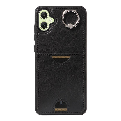 Samsung Galaxy A05 Calf Texture Card Slot Ring Holder Phone Case