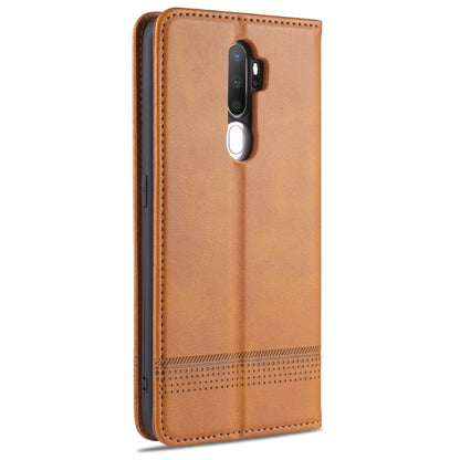 OPPO A9 2020 Leather Wallet Case with Card Holder & Magnetic Closure