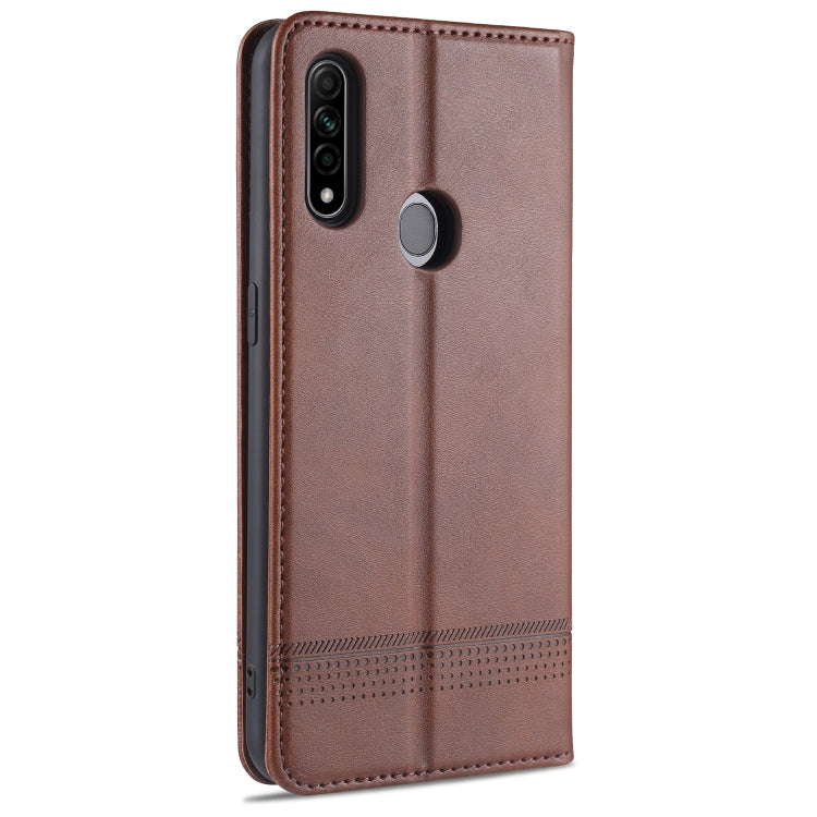 OPPO A31/A8 Leather Wallet Case with Card Holder & Magnetic Closure