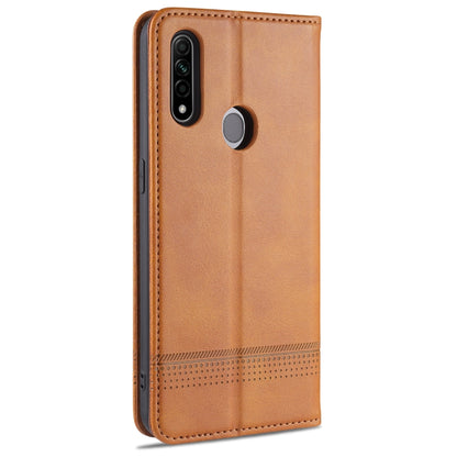 OPPO A31/A8 Leather Wallet Case with Card Holder & Magnetic Closure