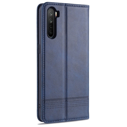 OPPO A91 Leather Wallet Case with Card Holder & Magnetic Closure