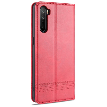 OPPO A91 Leather Wallet Case with Card Holder & Magnetic Closure