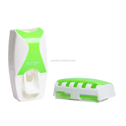 Automatic Toothpaste Dispenser Family Set with 5 Toothbrush Holder