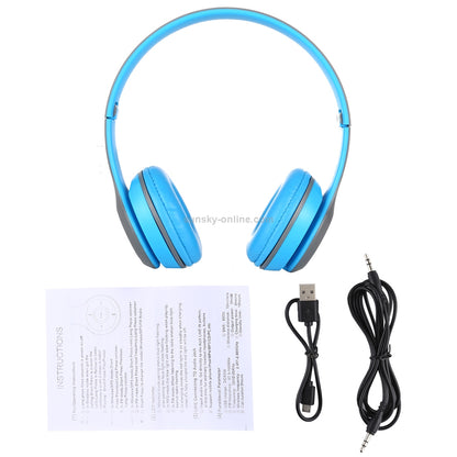 Foldable Wireless Bluetooth Headphones with 3.5mm Audio Jack